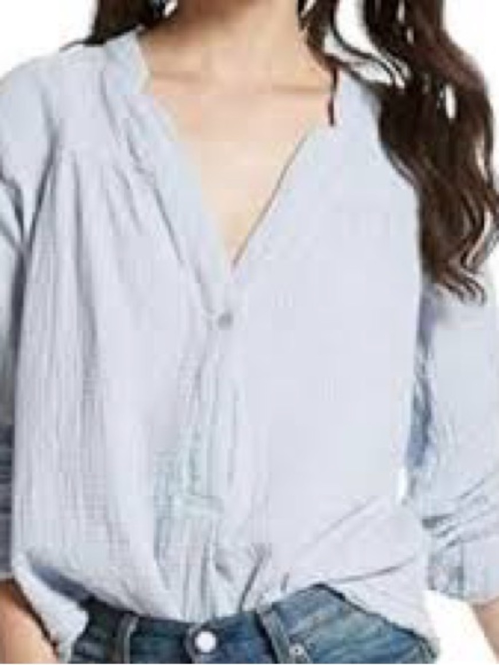 Free People Changing Horizon Gauze 100% COTTON Blouse